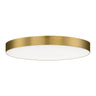 Maxim Lighting Trim 16" RD LED Flush Mount 3000K Satin Brass