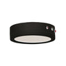 Maxim Lighting Wafer 7" RD LED Surface Mt 3000K with Emergency Bk Up Black