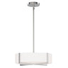 Maxim Lighting Dexter 15" LED Flush Mount/ Pendant Convertibie Satin Nickel