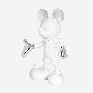 Mickey Welcome by Leblon Delienne, White & Silver colorway, 30 cm – image 2
