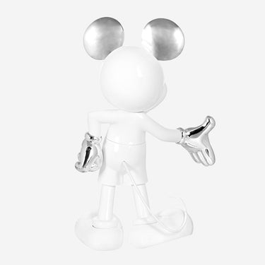 Mickey Welcome by Leblon Delienne, White & Silver colorway, 30 cm – image 3