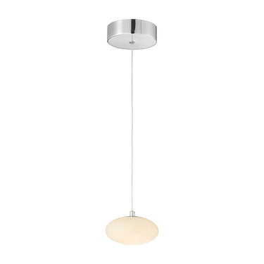Finesse Decor Spanish Alabaster Pendant Chrome