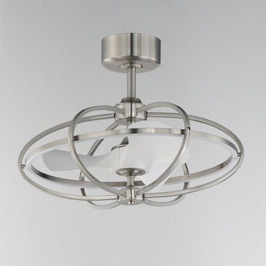 Maxim Lighting Corona WiFi-enabled LED Fandelight Satin Nickel