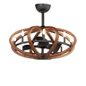 Maxim Lighting Bodega Bay 8-Light WiFi-enabled LED Fandelight Antique Pecan/Anthracite