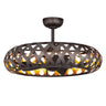 Maxim Lighting Weave WiFi-enabled LED Fandelight Bronze Gilt/Gold