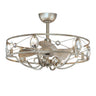 Maxim Lighting Solitaire 6-Light WiFi-enabled LED Fandelight Silver Mist