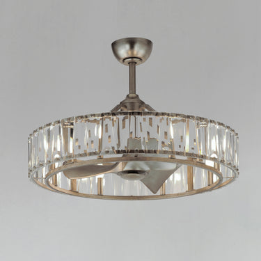 Maxim Lighting Odeon 8-Light WiFi-enabled LED Fandelight Golden Silver
