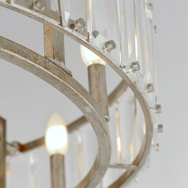 Maxim Lighting Odeon 8-Light WiFi-enabled LED Fandelight Golden Silver