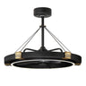 Maxim Lighting Jewel Wifi-Enabled LED Fandelight Black/Gold