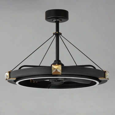 Maxim Lighting Jewel Wifi-Enabled LED Fandelight Black/Gold