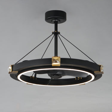 Maxim Lighting Jewel Wifi-Enabled LED Fandelight Black/Gold