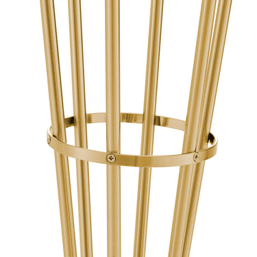 Finesse Decor Anechdoche 6 Lights Floor Lamp Gold and White
