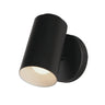 Maxim Lighting SpotLight Outdoor LED Sconce Cylinder Black