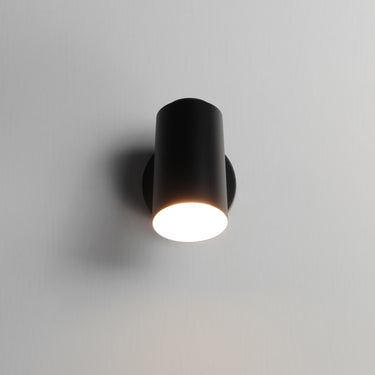 Maxim Lighting SpotLight Outdoor LED Sconce Cylinder Black