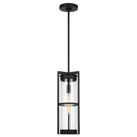 Alcona One Light Outdoor Pendant Lantern | Visual Comfort Modern