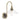 Charis 13" Sconce - Antique Brass with Oil Rubbed Bronze by Elk 6231-ANOB-CL