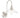 Charis 13" Sconce - Polished Nickel with Brushed Nickel by Elk 6231-PNBN-CL