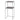 Fera Pedestal Table with Shelf Mourning Dove by blomus