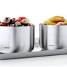 Stainless Steel Tray 13X22 Snack Bowl Small X2 Set Blomus 33303