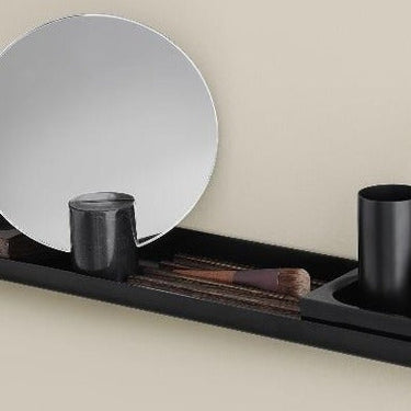Modo Rectangular Wood Tray For Wall Shelf Blomus 69208