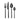 Stella Flatware Set 16 Piece PVD-Coated Stainless Steel Black by blomus