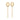 Stella Salad Servers PVD-Coated Stainless Steel Champagne Gold by blomus