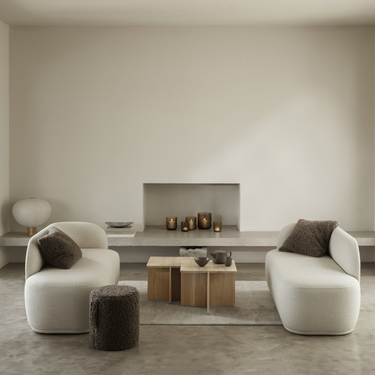 Teddy Upholstered Pouf Blomus 68070