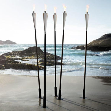 Stainless Steel Outdoor Garden Torch Cone Blomus 65007