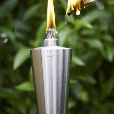 Stainless Steel Outdoor Garden Torch Cone Blomus 65007