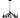 Rohe 28" 8-Light Chandelier - Black Sand by Elk 6518-BS-CL