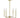 Ray 25.25" 4-Light Chandelier - Aged Brass by Elk 6520-AG-CA