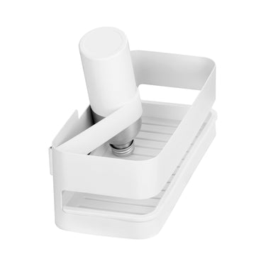 NEXIO shower basket in a styled bathroom (3) | NEXIO by Nina Thöming for blomus