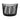Modo Storage Basket Black by blomus