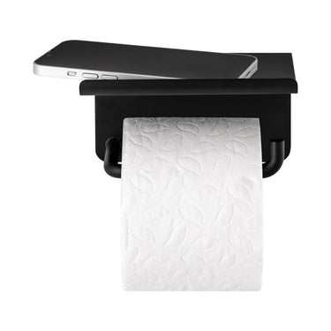Modo Toilet Paper Holder Tray Black Blomus 66456