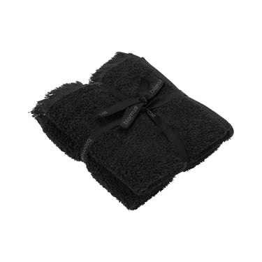 Black guest towel set, product photo | FRINO by blomus