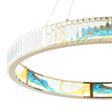 Finesse Decor Boeseman's Colorful Chandelier 1 Tier, Round