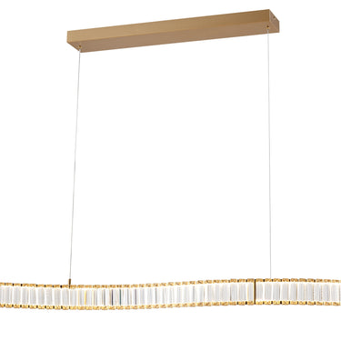 Finesse Decor Alexandria Crystal Chandelier Brushed Gold