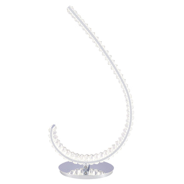 Finesse Decor Grace Crystal 16W Table Lamp Touch & Dimmable (L Chrome)