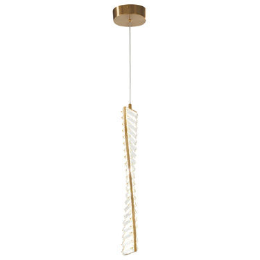 Finesse Decor Efell LED Pendant Brushed Gold
