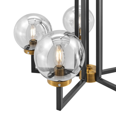 Finesse Decor Monachopsis Small Chandelier Gold and Black