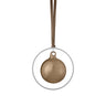 Kitai Glass Ornament Silver Ring Set Of 4 Blomus 67098