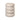 Toru Round Ceramic Side Table Off White by blomus