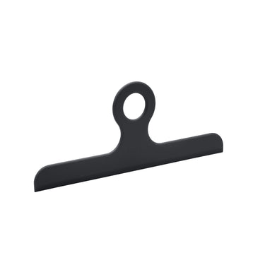 Black shower squeegee, detail view 2 | KAPI by blomus