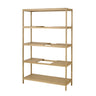Sukoya Oak Shelving Unit 5 Shelf Blomus 67317
