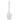White toilet brush, product photo | AVA by Nadine Kümmel for blomus