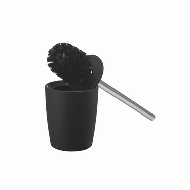 Black toilet brush, detail view 2 | AVA by Nadine Kümmel for blomus
