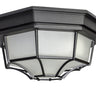 Maxim Lighting Crown Hill LED Outdoor Ceiling Mount Black