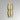 Short Ring wall light in satin brass with stacked metal rings, studio view