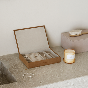 Sahla Faux Suede Jewelry Box Blomus 68322