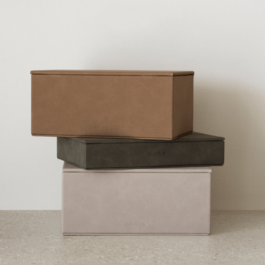 Sahla Faux Suede Jewelry Box Blomus 68322